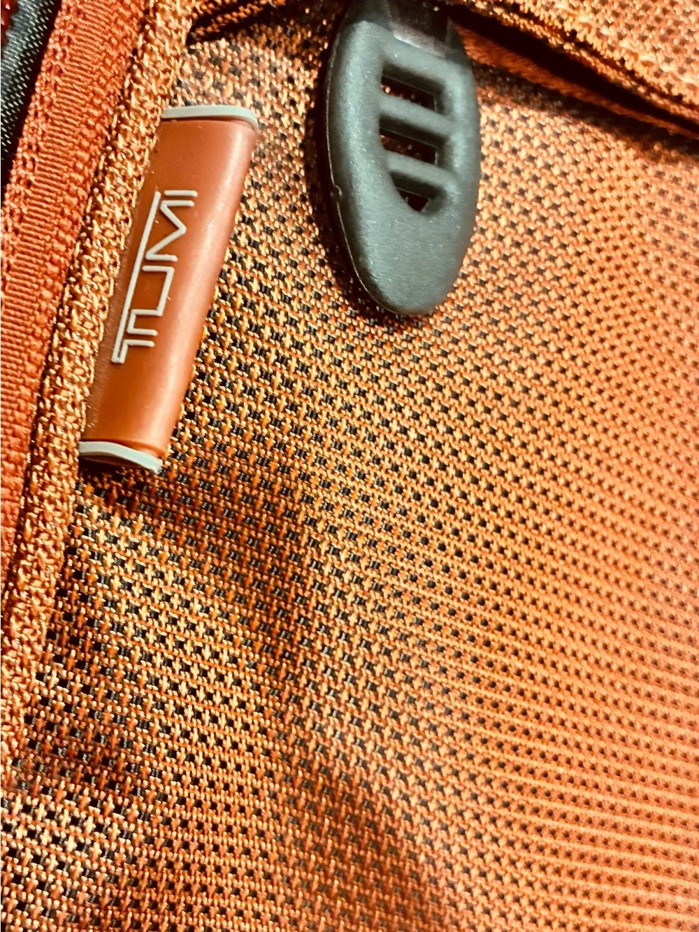 Men's Tumi T-Tech Rust Red Travel Laptop Briefcase -
